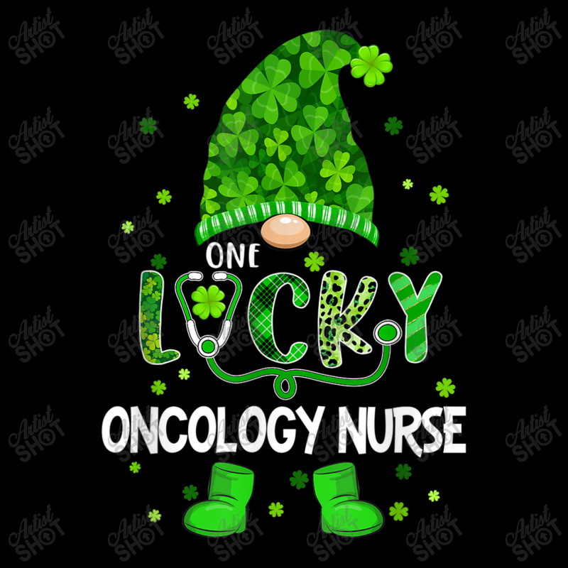 Funny Gnome Lucky Oncology Nurse St Patricks Day Shamrock Cropped Sweater by YenNgoc | Artistshot