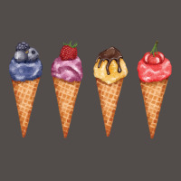 Assorted Ice Cream Cones T  Shirt Assorted Ice Cream Cones Set   Blueb Flat Bill Snapback Cap | Artistshot