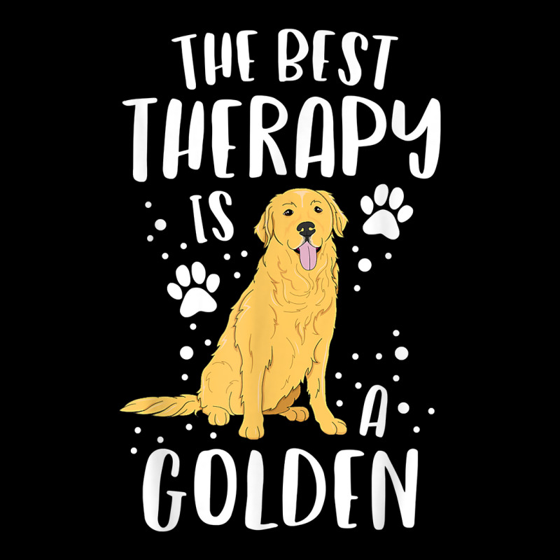 The Best Therapy Is A Golden Retriever Dog Puppy Mom Mama T Shirt Flat Bill Snapback Cap by juleakuehneman | Artistshot