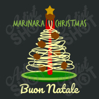 Marinara Christmas Spaghetti Meatballs Tree Italian Funny Food Women's Triblend Scoop T-shirt | Artistshot