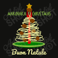 Marinara Christmas Spaghetti Meatballs Tree Italian Funny Food Scorecard Crop Tee | Artistshot