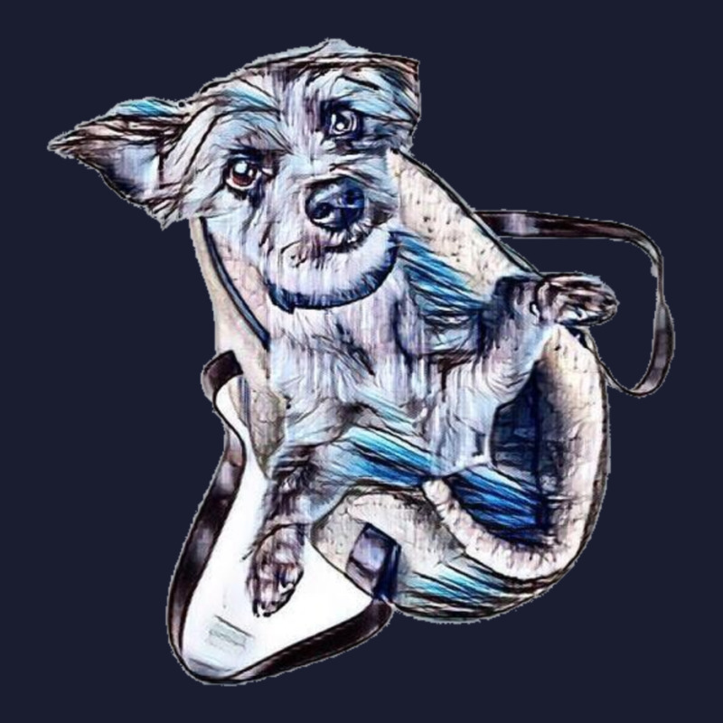 Cute Little Terrier Dog Stand Women's V-Neck T-Shirt by Kemnabi | Artistshot