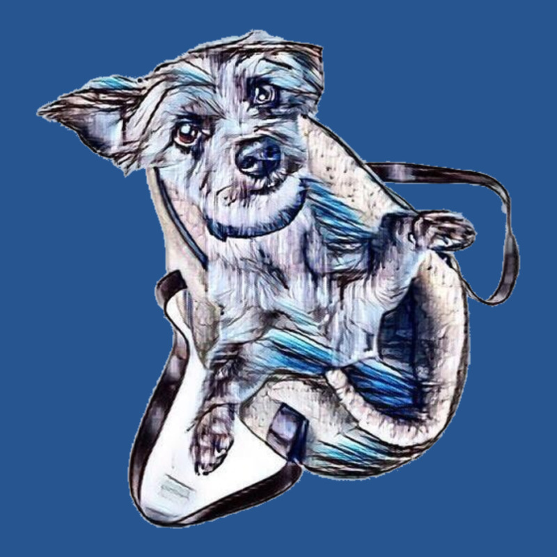 Cute Little Terrier Dog Stand Ladies Fitted T-Shirt by Kemnabi | Artistshot