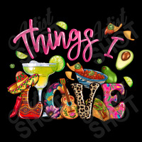 Things I Love Mexican Food Cropped Hoodie | Artistshot