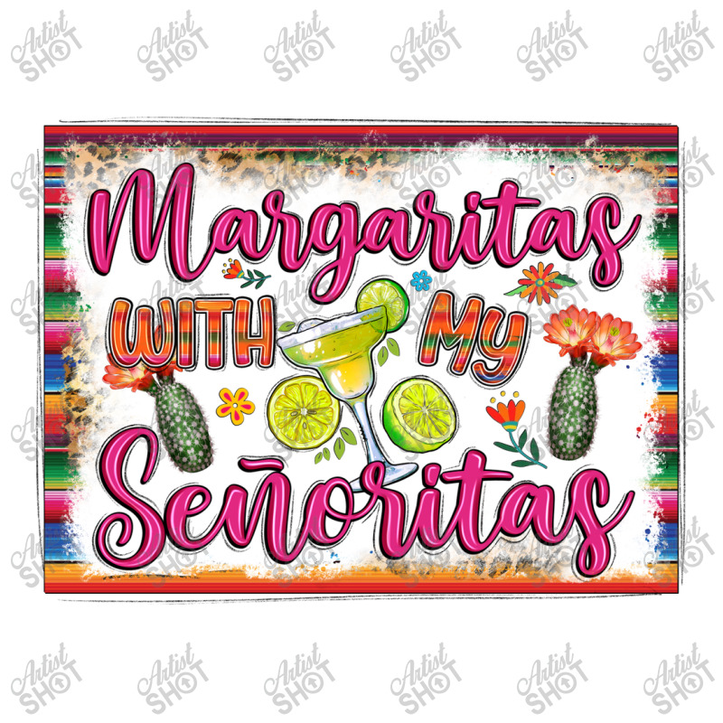 Margaritas With My Senoritas Women's V-Neck T-Shirt by LillyAllenDesigns | Artistshot