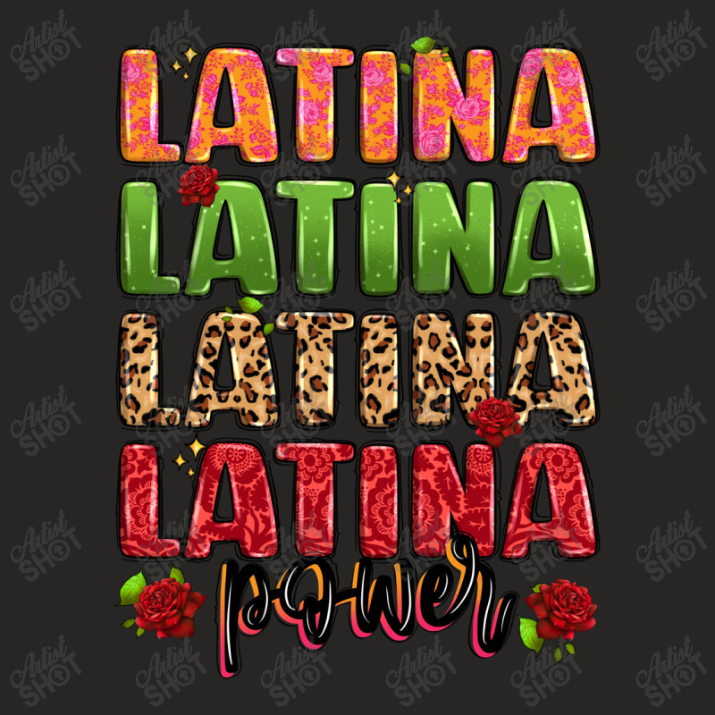 Latina Power Ladies Fitted T-Shirt by LillyAllenDesigns | Artistshot