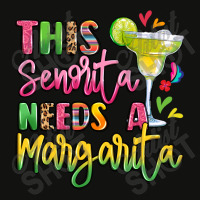 This Senorita Needs A Margarita Scorecard Crop Tee | Artistshot