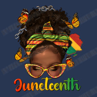 Afro Messy Bun Juneteenth Ladies Denim Jacket | Artistshot