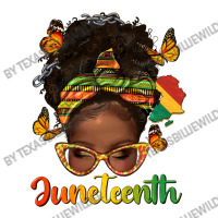 Afro Messy Bun Juneteenth Maternity Scoop Neck T-shirt | Artistshot