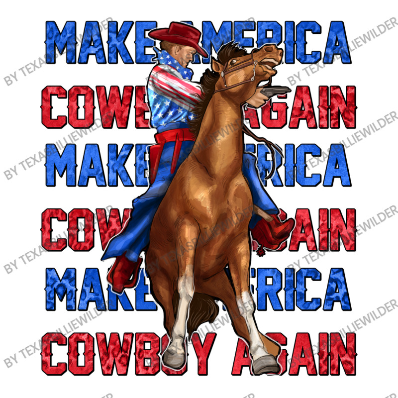 Make America Cowboy Again Mart Paper Bag -13 X 7 X 17 | Artistshot