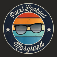 Point Lookout Maryland Souvenir Graphic Ladies Fitted T-shirt | Artistshot