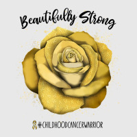 Beautifully Strong Childhood Cancer Warrior Rose T Shirt Baseball Cap | Artistshot