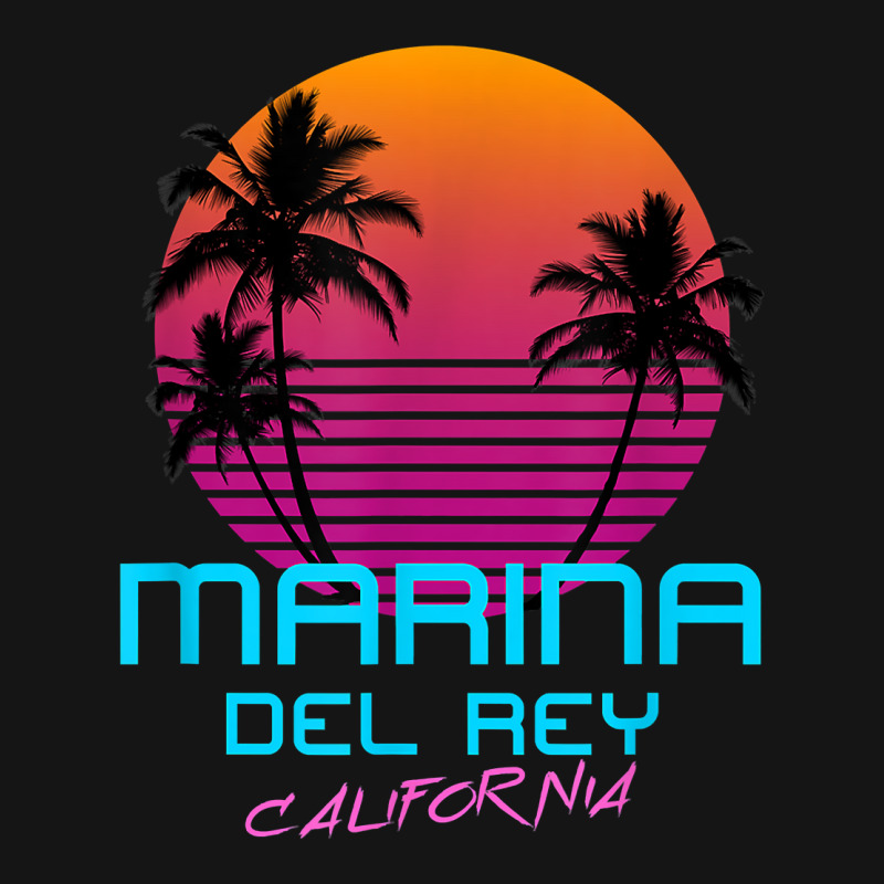 Marina Del Rey California Retro 80s T Shirt Mesh cap by aryanahjerich | Artistshot