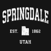 Springdale Utah Ut Vintage Athletic Sports Design T Shirt Mesh Cap | Artistshot