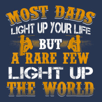 Rare Few Dad Light Up The World For Men Father Day Men Denim Jacket | Artistshot