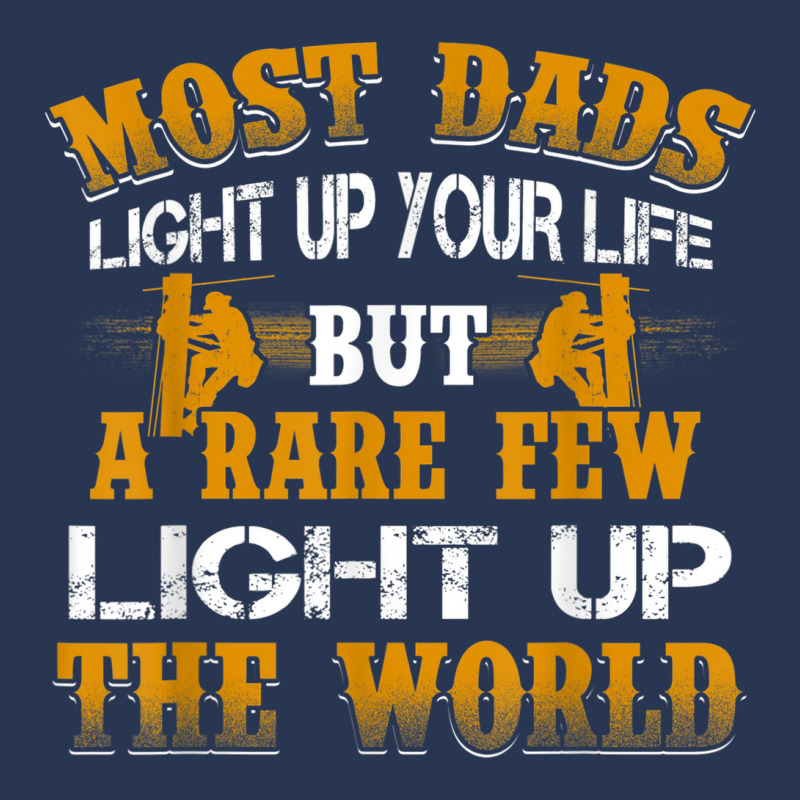 Rare Few Dad Light Up The World For Men Father Day Men Denim Jacket by Tiktify | Artistshot