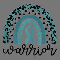 Womens Warrior Cute Teal Rainbow Graphic Ovarian Cancer Awareness T Sh Camo Snapback | Artistshot