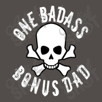 One Badass Bonus Step Dad Flat Bill Snapback Cap | Artistshot