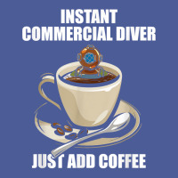 Instant Commercial Diver Just Add Coffee   Commercial Diving T Shirt Flat Bill Snapback Cap | Artistshot