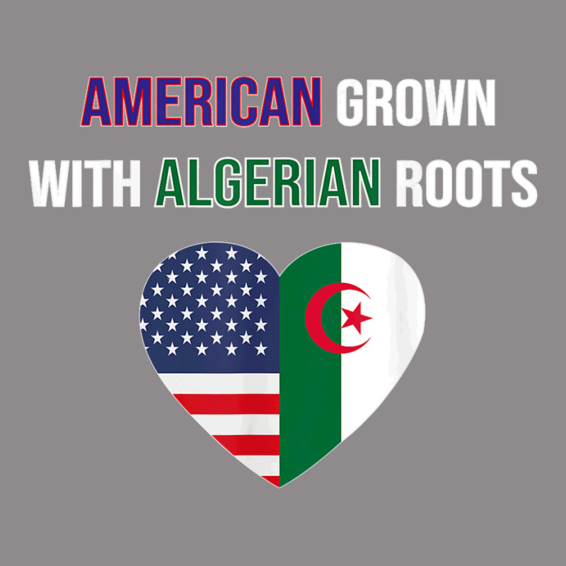 American Grown With Algerian Roots T Shirt Flat Bill Snapback Cap | Artistshot