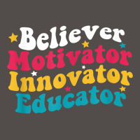 Teacher Motivator Believer Innovator Educator Motivational T Shirt Flat Bill Snapback Cap | Artistshot