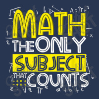 Math The Only Subject That Counts Teacher Student Men Denim Jacket | Artistshot