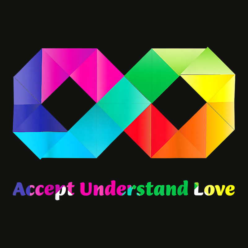 Accept Understand Love Infinity Autism Awareness T Shirt Scorecard Crop Tee by lissuttie | Artistshot