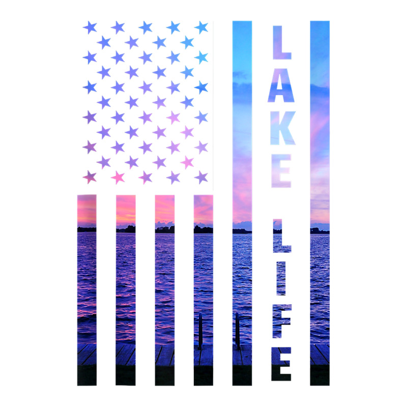 Lake Life American Flag Dock Sunset Wakeboarder Power Boat Tank Top Traveler Paper Bag -13 X 6 X 15 3/4 | Artistshot