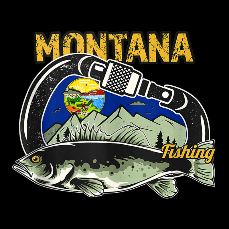 Retro Carabiner Montana Fishing Tank Top V-neck Tee | Artistshot