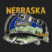 Retro Carabiner Nebraska Fishing Premium T-shirt | Artistshot