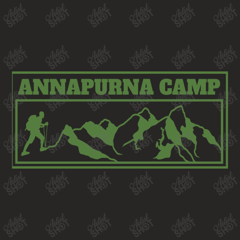 Annapurna Camp Ladies Fitted T-Shirt by Pingman | Artistshot