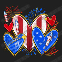 4th Of July Hearts Drawstring Bags | Artistshot