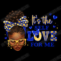 Sorority Colors Blue And Gold It's The Self Love F Cropped Sweater | Artistshot