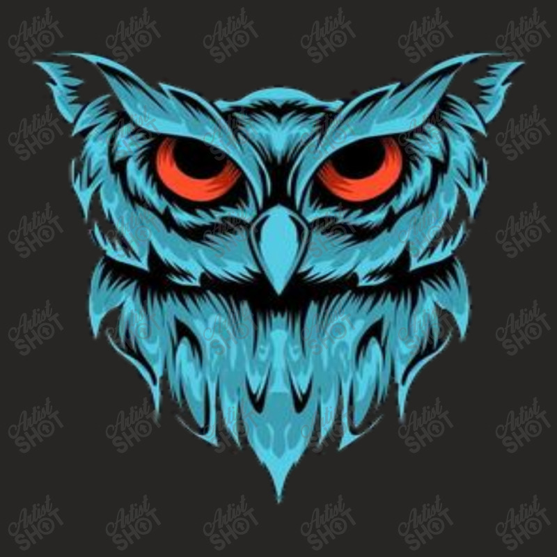 Owl Ladies Fitted T-Shirt by Mubin | Artistshot