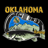 Retro Carabiner Oklahoma Fishing Premium Men's Long Sleeve Pajama Set | Artistshot