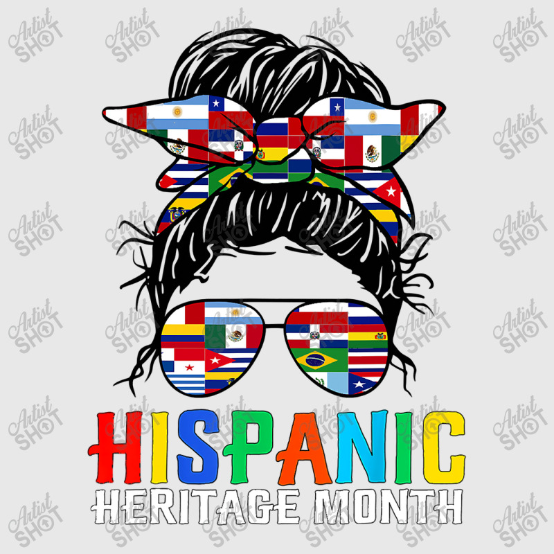 National Hispanic Heritage Month Latin Flags Messy Bun Baseball Cap by CUSER3146 | Artistshot