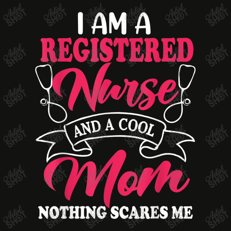 I Am A Registered Nurse And A Cool Mom Nothing Scares Me Scorecard Crop Tee | Artistshot