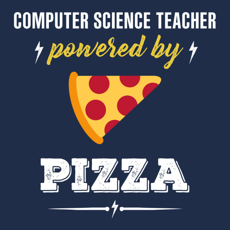 Computer Science Teacher Powered By Pizza Funny Gift Baseball Cap | Artistshot