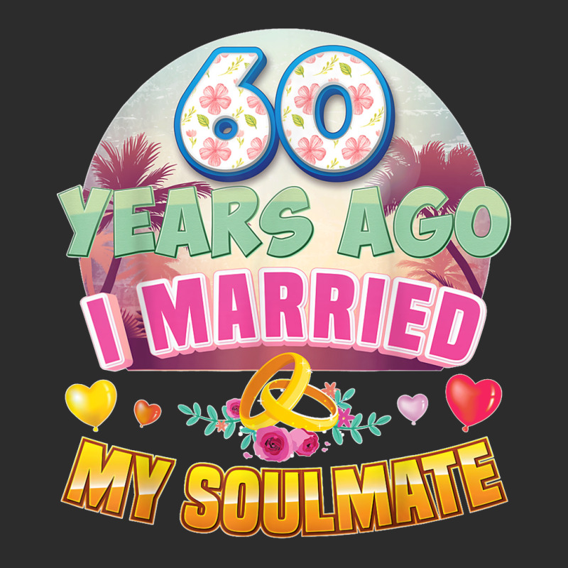 I Married My Soulmate 60 Years Ago 60th Wedding Anniversary T Shirt Baseball Cap by James William | Artistshot