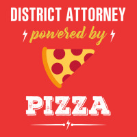 District Attorney Powered By Pizza Funny Gift Mesh Cap | Artistshot