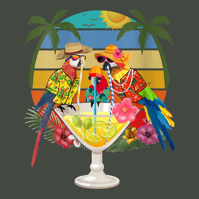 Womens Parrots Drinking Margarita On Summer Vacation Birds Fun V Neck Trucker Cap by hutchisongruda | Artistshot