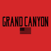 Grand Canyon Us Flag Text Olive Green With Black Print T Shirt Trucker Cap | Artistshot