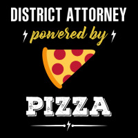 District Attorney Powered By Pizza Funny Gift Camo Snapback | Artistshot