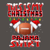 Football This Is My Christmas Pajama Football Xmas Boys Men 377 Flat Bill Snapback Cap | Artistshot