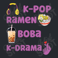 K Pop Ramen Boba K Drama Flat Bill Snapback Cap | Artistshot