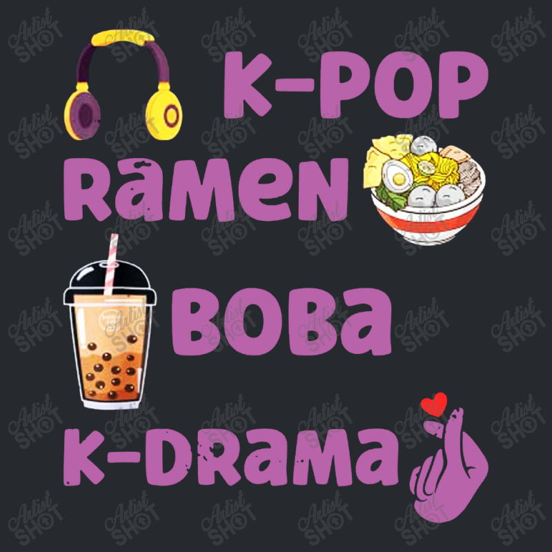 K Pop Ramen Boba K Drama Flat Bill Snapback Cap | Artistshot