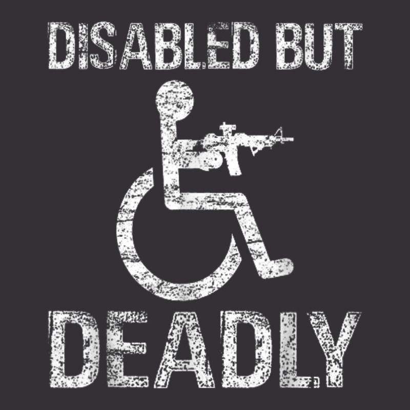 Disabled But Deadly Vintage Hoodie by Vivu991 | Artistshot