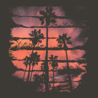 Palm Trees T  Shirt A Beautiful Painting That Shows The Atmosphere Of Bucket Hat | Artistshot