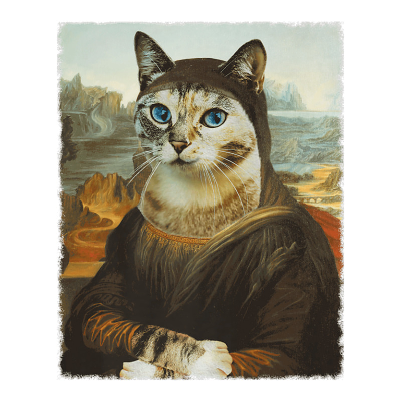 Mona Lisa Cat Debie Paper Bag - 10 X 5 X 13 | Artistshot