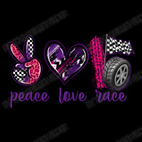 Peace Love Race Lightweight Hoodie | Artistshot